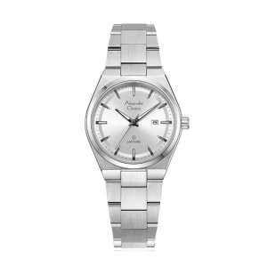 Alexandre Christie AC 8697 Silver White Lady Sapphire LDBSSSL